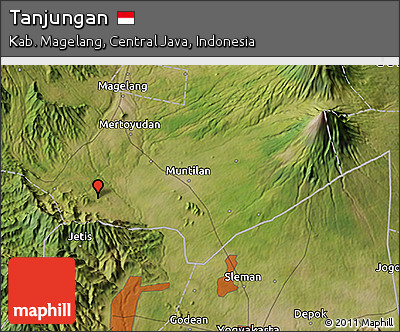 Satellite 3D Map of Tanjungan