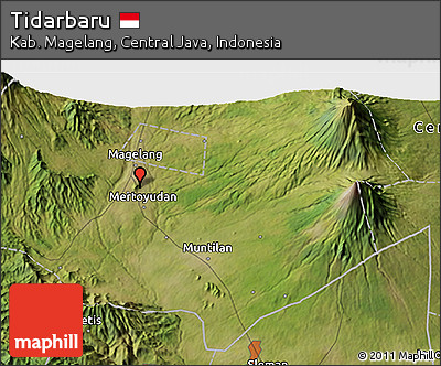 Satellite 3D Map of Tidarbaru