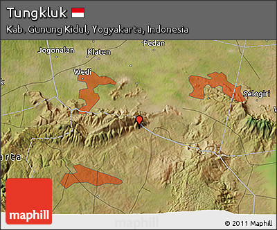 Satellite 3D Map of Tungkluk