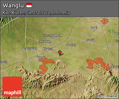 Satellite 3D Map of Wanglu