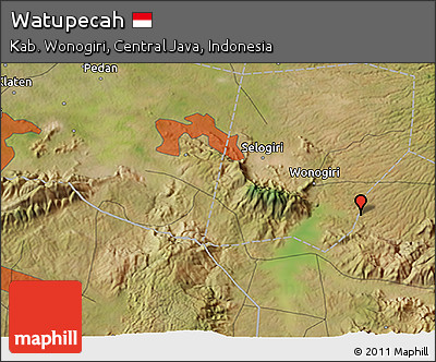 Satellite 3D Map of Watupecah
