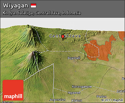 Satellite 3D Map of Wiyagan