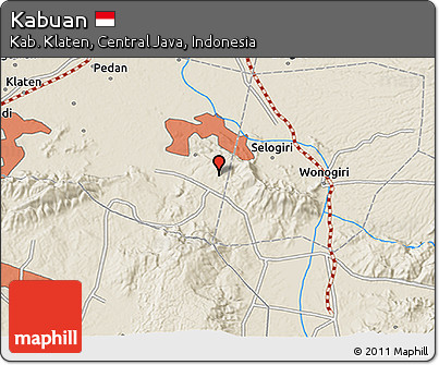 Shaded Relief 3D Map of Kabuan