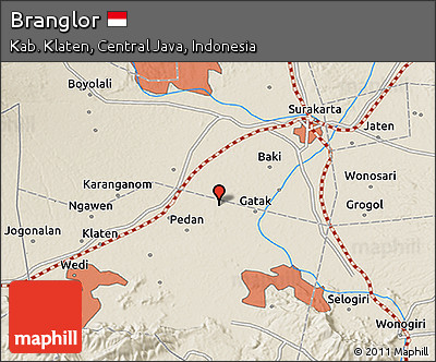 Shaded Relief 3D Map of Branglor