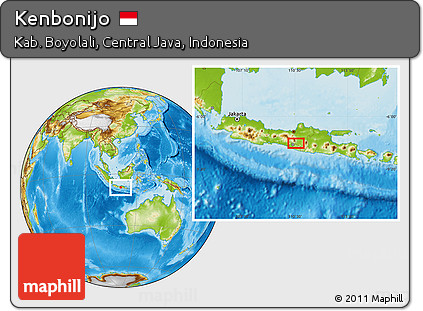 Physical Location Map of Kenbonijo