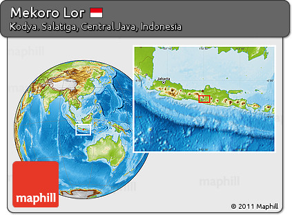 Physical Location Map of Mekoro Lor