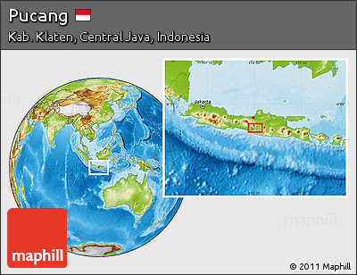 Physical Location Map of Pucang