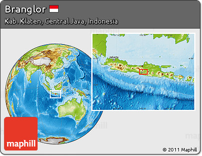 Physical Location Map of Branglor