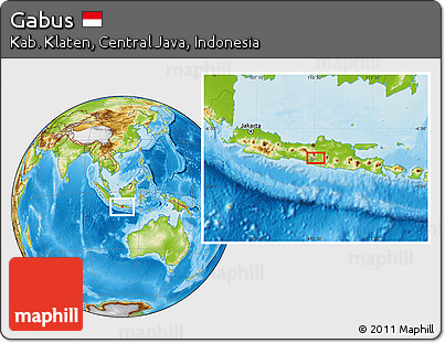 Physical Location Map of Gabus