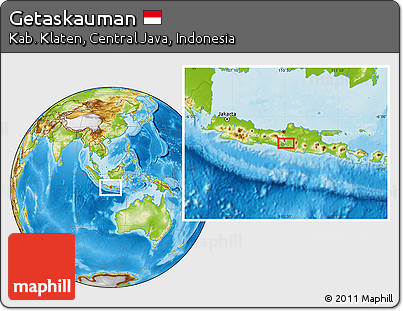 Physical Location Map of Getaskauman