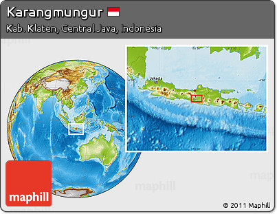 Physical Location Map of Karangmungur