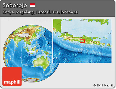 Physical Location Map of Soborojo