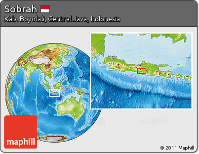 Physical Location Map of Sobrah