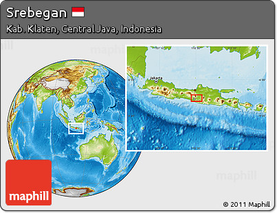 Physical Location Map of Srebegan