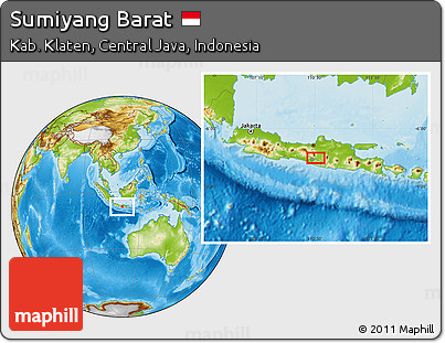 Physical Location Map of Sumiyang Barat