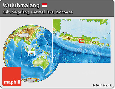 Physical Location Map of Wuluhmalang