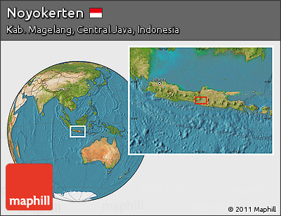 Satellite Location Map of Noyokerten