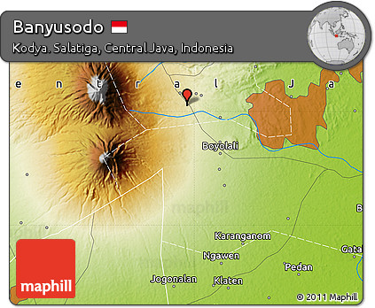 Physical Map of Banyusodo
