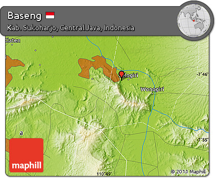 Physical Map of Baseng