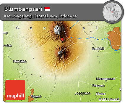 Physical Map of Blumbangsari