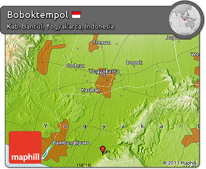 Physical Map of Boboktempol