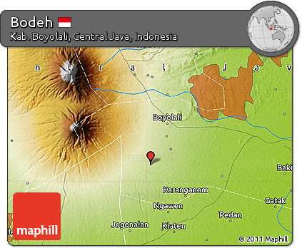Physical Map of Bodeh