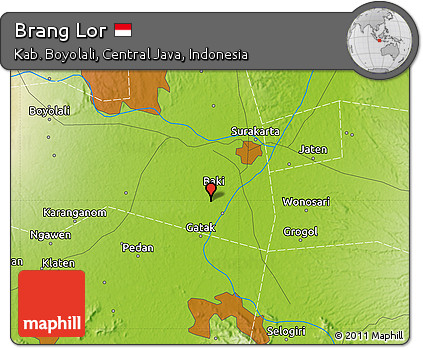 Physical Map of Brang Lor