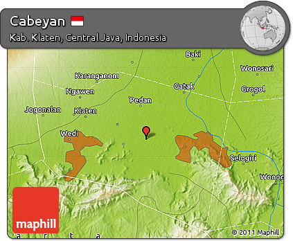 Physical Map of Cabeyan