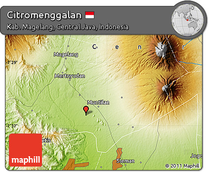 Physical Map of Citromenggalan