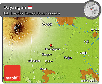 Physical Map of Dayangan