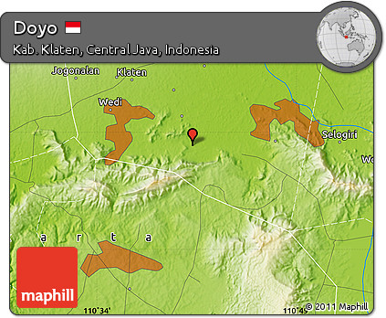 Physical Map of Doyo