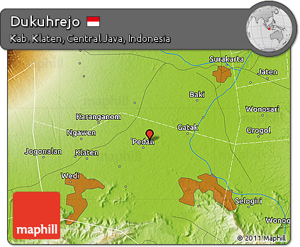 Physical Map of Dukuhrejo