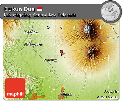 Physical Map of Dukun Dua