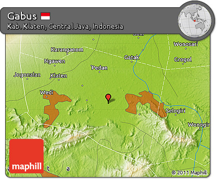 Physical Map of Gabus