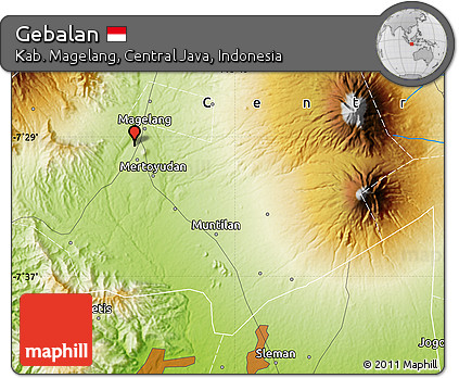Physical Map of Gebalan