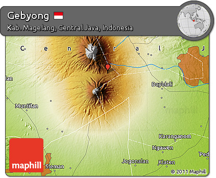 Physical Map of Gebyong