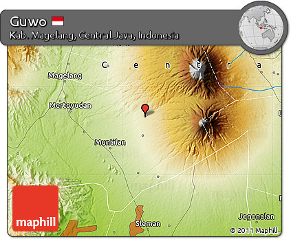 Physical Map of Guwo