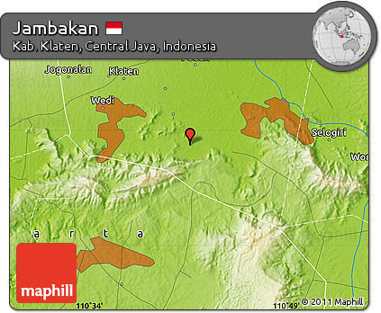 Physical Map of Jambakan