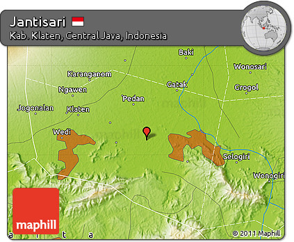 Physical Map of Jantisari
