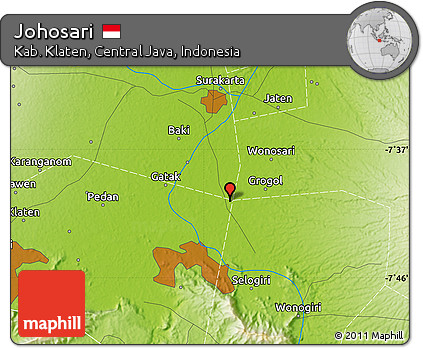 Physical Map of Johosari
