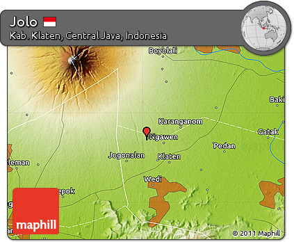 Physical Map of Jolo