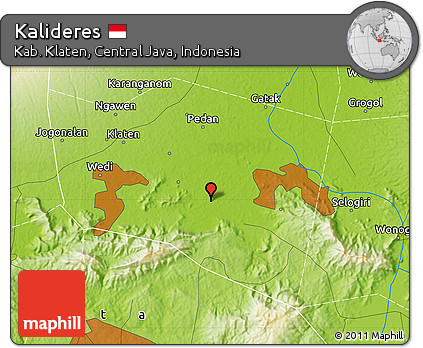 Physical Map of Kalideres