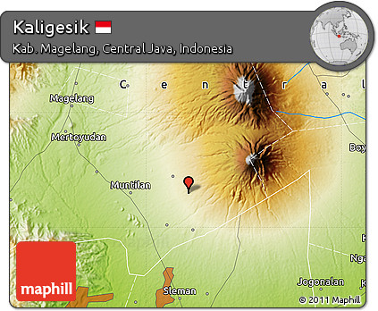 Physical Map of Kaligesik