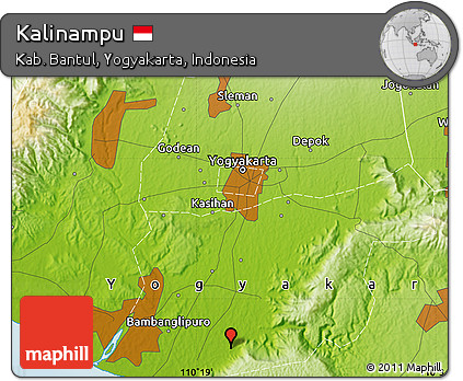 Physical Map of Kalinampu