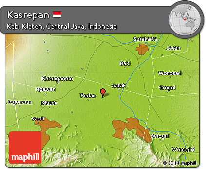 Physical Map of Kasrepan