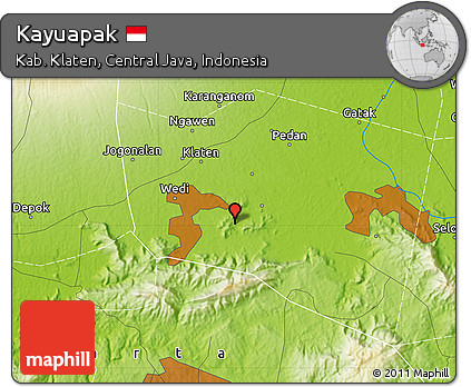 Physical Map of Kayuapak