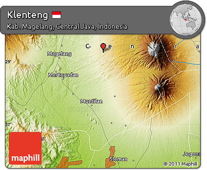 Physical Map of Klenteng