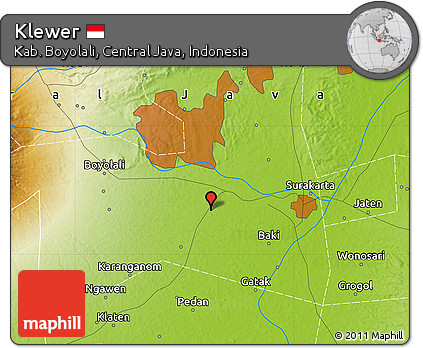 Physical Map of Klewer