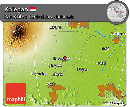 Physical Map of Kolegan