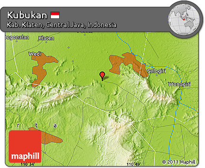 Physical Map of Kubukan